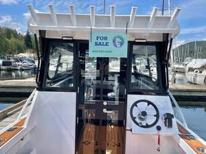 Yacht de Sport Rapide de Luxe en Aluminium de 25 Pieds avec Cabine, Bateau de Pêche en Aluminium à Coque en V Profond, Croiseur de Mer avec Cabine à Vendre avec Moteur - Product Image 3