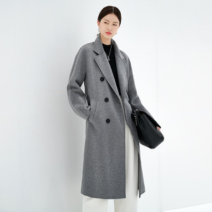 Fabricant professionnel ODM&OEM 2023, <span class=keywords><strong>manteau</strong></span> en <span class=keywords><strong>cachemire</strong></span> et <span class=keywords><strong>laine</strong></span> double face long personnalisé pour femmes - Product Image 1