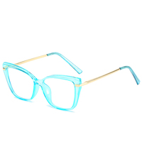 Kenbo Eyewear 2021 Cat Eye Lunettes anti-lumière bleue pour femme Monture optique Tr90 surdimensionnée et colorée