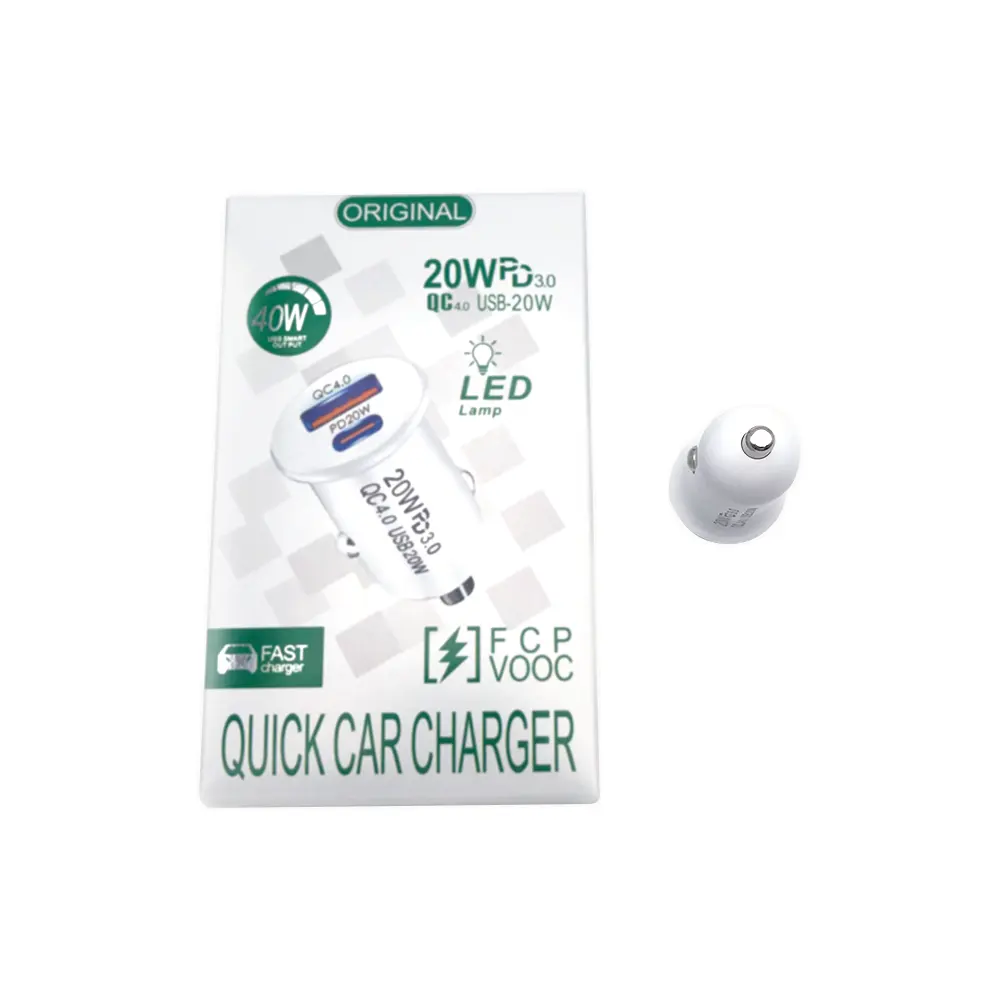 2 יציאות USB טעינה מהירה 20 W מטען לרכב QC 4.0 טלפון מתאם אוניברסלי מטען אלחוטי לרכב