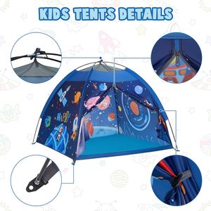 Tente de jeu pliable respirante pour enfants, design Spider-Man, Prince, Princesse, en polyester certifié EN71, pour sports d'intérieur - Product Image 6