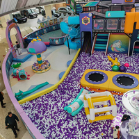 Aire de jeux intérieure Dola Kids' Playland : équipements de jeux, trampolines, toboggans, piscines à balles, installations d'amusement, jeux souples, taille personnalisée