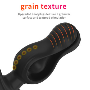 Massaggiatore Intimo in Silicone Sicuro per il Corpo, Certificato CE, Impermeabile, con Telecomando, Design Espandibile, Giocattoli Sessuali Anali - Product Image 6