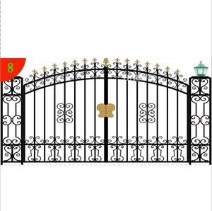 Precios <span class=keywords><strong>de</strong></span> <span class=keywords><strong>Puertas</strong></span> <span class=keywords><strong>de</strong></span> <span class=keywords><strong>Hierro</strong></span> con Diseño <span class=keywords><strong>de</strong></span> Puerta Principal en Oferta - Product Image 5