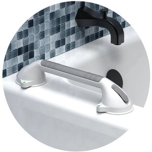 มือจับฝักบัวขนาด12นิ้วตัวดูดแรงสูง<span class=keywords><strong>2</strong></span>อันบาร์พร้อมไฟแสดงสถานะ - Product Image 1