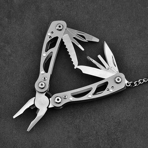Pequeños alicates multiherramienta Mini alicates portátiles de bolsillo con cuchillo EDC Gadgets para exteriores - Product Image 4