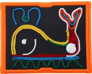 Tiềm năng tùy chỉnh bán buôn Hot Bán giáo dục tự làm đồ chơi cho trẻ em đầy màu sắc Strings Nhựa Vẽ Ma Thuật Board QL-010 (g) - Product Image 2