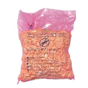 Chine 500g sans poudre antistatique 100% Latex naturel doigtiers produits de sécurité pour salle blanche pour l'électronique - Product Image 1