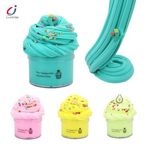 Kit de slime coloré et moelleux Chengji Crystal Mud, jouets créatifs DIY, slime scintillant, slime arc-en-ciel, slime bonbon de coton - Product Image 3