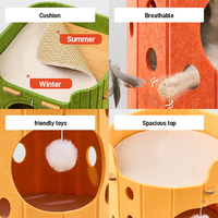 Lit suspendu pour chat de luxe, design mural, hamac de fenêtre et lit au sol, lit de sécurité pour chat, hamac d'arbre à chat pour fenêtre
