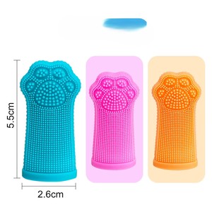 High-Quality Food-Grade <b>Silicone</b> Pet Toothbrush Gentle Oral Care for Dogs & Cats Durable & Safe Cleaning <b>Tool</b> - Product Image 4