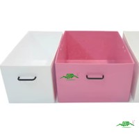 Plateau postal en PP ondulé recyclable pour l'électronique, boîte d'expédition UPS, carton postal portable
