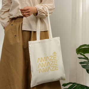 Bolsa de Lona Personalizada con Estampado Amaze Rocky, Bolso de Hombro de Gran Capacidad, Inspirado en <span class=keywords><strong>Roject</strong></span> Hail Mary, Ciencia Ficción - Product Image 3