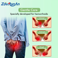 Pommade pour hémorroïdes Zourunan, à base de plantes, pour un soulagement externe, crème apaisante pour les soins personnels quotidiens, 20g, vente en gros OEM
