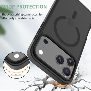 <span class=keywords><strong>Per</strong></span> iPhone 17 Pro custodia custodia telefono magnetico custodia traslucida sensazione di pelle <span class=keywords><strong>cellulare</strong></span> antiurto custodia <span class=keywords><strong>per</strong></span> telefono <span class=keywords><strong>cellulare</strong></span> opaco - Product Image 3