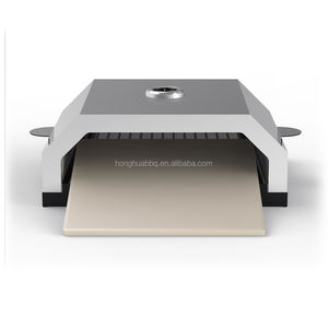 <span class=keywords><strong>Four</strong></span> à Pizza Professionnel <span class=keywords><strong>d</strong></span>'Extérieur Portable Utilisable sur Barbecue à Gaz ou au Charbon avec <span class=keywords><strong>Pierre</strong></span> et Grille - Product Image 5