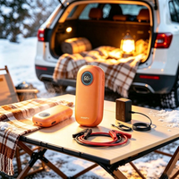 Démarreur de batterie 12V 1500A, Power Bank 10000mAh, chauffe-mains portable, charge rapide QC, lampe torche LED SOS, camping, urgence