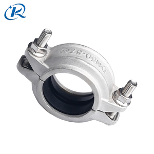 Thép không gỉ rãnh phụ kiện đường ống 304 khớp nối mạnh mẽ rãnh Ống Doanh kẹp cho hệ thống ống nước phù hợp - Product Image 2