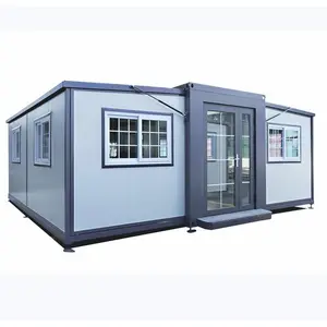 Nhà Máy Nhà 20ft 40ft xách tay có thể tháo rời prefab nhỏ lắp ráp sang trọng mở rộng container nhà đúc sẵn 3 phòng ngủ