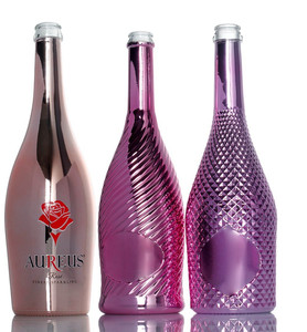Elegante Botella de Vidrio Borgoña de Cuello Largo de <span class=keywords><strong>375</strong></span>/750 ml, Decoración de Lujo, Botella de Vidrio Vacía para Vino Espumoso o Champán - Product Image 6