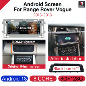 Snapdragon 8 + 128G nouveau Android 13 10.25 "<span class=keywords><strong>DVD</strong></span> de voiture pour <span class=keywords><strong>Range</strong></span> Rover Vogue 2013-2018 GPS Navigation lecteur multimédia Auto Carplay - Product Image 4