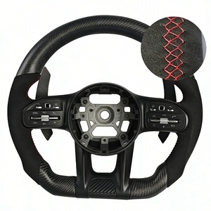Volante de Fibra de Carbono Premium para <span class=keywords><strong>Mercedes</strong></span> <span class=keywords><strong>Benz</strong></span> C217 C219 C220 <span class=keywords><strong>C220D</strong></span> C238 C250 C300 C350 C43 C63 - Product Image 5
