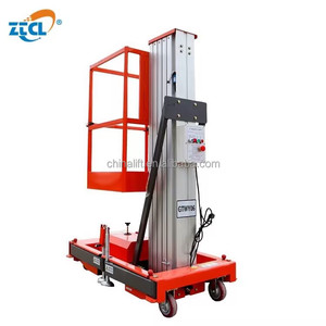 Plateforme élévatrice électrique portable en alliage <span class=keywords><strong>d</strong></span>'aluminium à haute stabilité pour travaux industriels, idéale pour les travaux en extérieur et en intérieur - Product Image 4