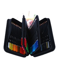 Vente flash - Crayons de couleur professionnels à cœur souple, personnalisés, à base d'huile, lot de 72 crayons de couleur