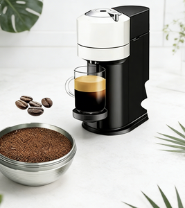 <span class=keywords><strong>Capsule</strong></span> de café réutilisable et rechargeable en acier inoxydable Classic 1 Pod Wareset, best-seller, <span class=keywords><strong>compatible</strong></span> <span class=keywords><strong>Vertuoline</strong></span> 230ML 414ML - Product Image 3