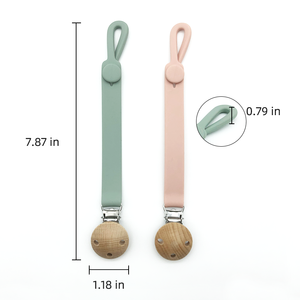 Clip para <span class=keywords><strong>chupete</strong></span> de silicona, soporte para <span class=keywords><strong>chupete</strong></span> de bebé, grado alimenticio, sin BPA, <span class=keywords><strong>mordedor</strong></span> para <span class=keywords><strong>chupete</strong></span> de bebé, <span class=keywords><strong>cadena</strong></span> antipérdida integrada de silicona - Product Image 6