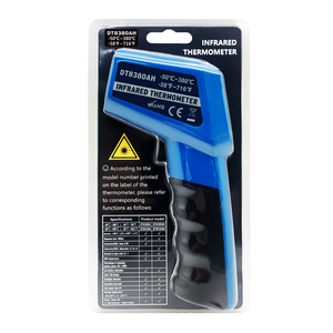 Dt8380ah termômetro infravermelho sem contato, cor vermelha azul-50-380 alcance de arma termômetro para a indústria - Product Image 5