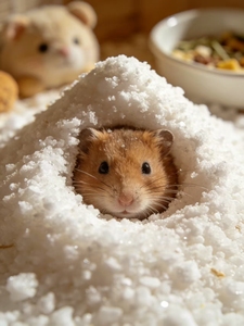 Sable de bain écologique DongnaiPETS pour hamsters et chinchillas, sans poussière, en forme de bande, hautement absorbant, contrôle des odeurs supplémentaire, jetable dans les toilettes - Product Image 3