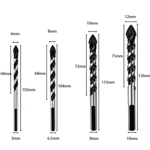 6pcs 3mm Straight HSS <b>Drill</b> <b>Bit</b> Set <b>Titanium</b> Plated Woodworking Tools Multi-Function Metal Grooving <b>Drill</b> <b>Bits</b> - Product Image 5