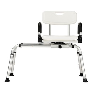 Chaise de douche Foster Yad 45x24x44cm en alliage d'aluminium avec accoudoirs pour personnes âgées et adultes - Product Image 5