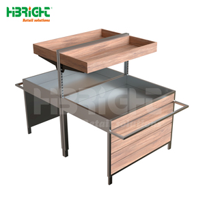 Highbright Présentoir de supermarché poli autoportant en métal robuste Dimensions personnalisables Épicerie préassemblée - Product Image 4