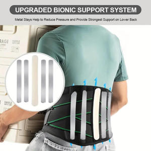 Ceinture de soutien lombaire respirante FSPG en néoprène, attelle médicale pour le dos et le ventre, soulagement de la douleur sciatique - Product Image 3