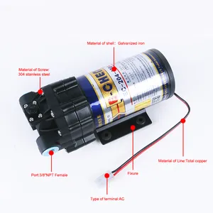 Custo-Benefício E-Chen Marca 24V Dc 160Psi Impulsionador Ro Sistema de Filtro Da Bomba