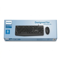 Combo clavier et souris filaire PHILIPS SPT6237 avec disposition personnalisée allemande, française, italienne, japonaise, coréenne, turque, russe, portugaise