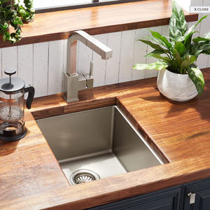 Bol simple de haute qualité en acier inoxydable 304 sans <span class=keywords><strong>tarif</strong></span> comptoir de <span class=keywords><strong>lavage</strong></span> en profondeur évier de cuisine 15 pouces - Product Image 5