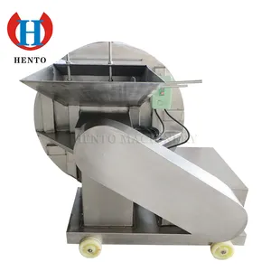 Automatic 304 Stainless Steel Frozen Meat Slicer Block Cutter Meat Flaker