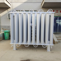 Vaporisateur d'air ambiant à azote liquide cryogénique en alliage d'aluminium de bonne qualité 400 Nm³/h, marque HTYJ, facile à utiliser, fabriqué en Chine