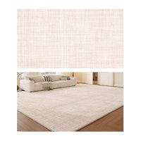 2024 tapis imperméable de Style crème haut de gamme de luxe pour salon chambre 10mm sans lavage essuyable Anti-encrassement voitures accessibles