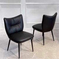 Chaises de restaurant, chaise à dossier plissé avec assise rembourrée pour bar sportif, café, cuisine, pizzeria, salon