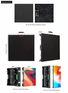 Écran LED 500*500mm P1.95 P2.604 P2.976 P3.91 P4.81, Panneau LED 500mmx1000mm pour Location Scénique, Système Complet d'Affichage LED - Product Image 2