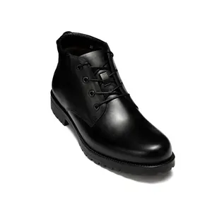 XINXING कस्टम काले पुरुषों के जूते जूते अधिकारी जूते ऊन के साथ चमड़े के जूते