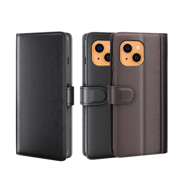 Custom Design OEM ODM Genuine Leather for iPhone 13 16 Pro Max Shakeproof Case Holder Cover Pattern Cow Leather Cell Phone Case