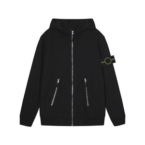 Nouvelle Tendance 2026 – Veste Décontractée 100% Coton Effet Vieilli Style Hip-Hop Streetwear Insulaire avec Fermeture Éclair pour Homme - Product Image 1