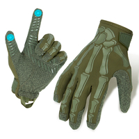 Gants tactiques personnalisés pour le sport en plein air, la gym, l'entraînement, la conduite, le travail à moto, antidérapants, respirants, à doigts entiers, compatibles avec les écrans tactiles