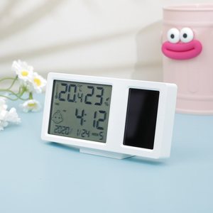 Termohigrómetro Digital LCD Grande al por Mayor, Ultrafino, Sencillo, Termómetro Electrónico Inteligente para el Hogar, Higrómetro, Reloj de Pared - Product Image 4
