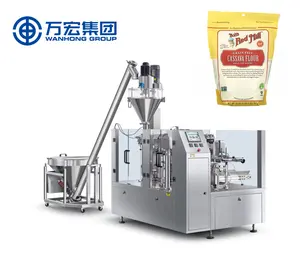 Wanhong Factory Use Automatic Zipper Bag Ziplock Bag Zip Bag Packing Machine For Nuts Powder Dried Fruits